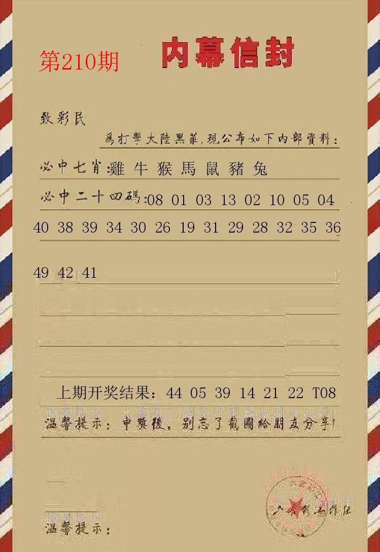 第209期